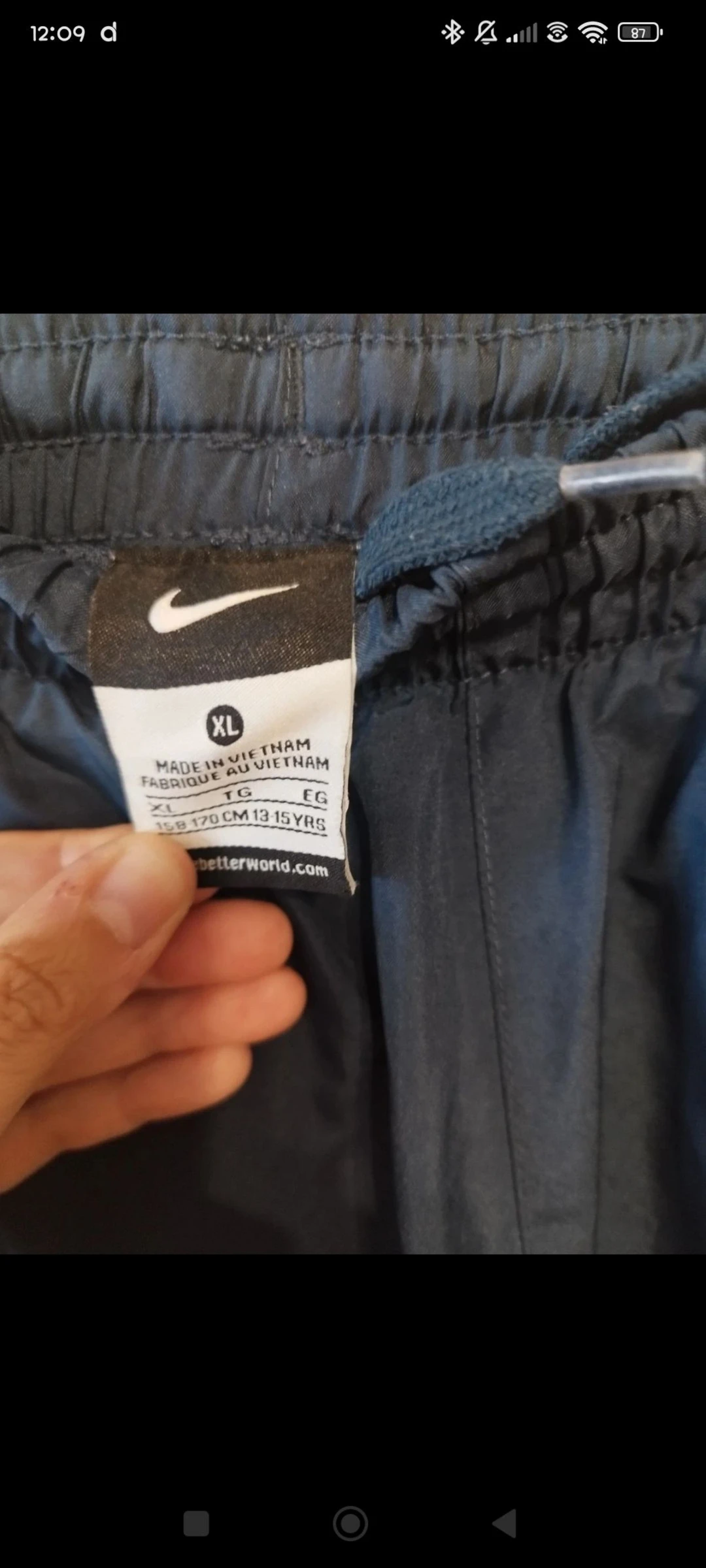 Calça esportiva Nike azul homem tamanho GG – photo 3